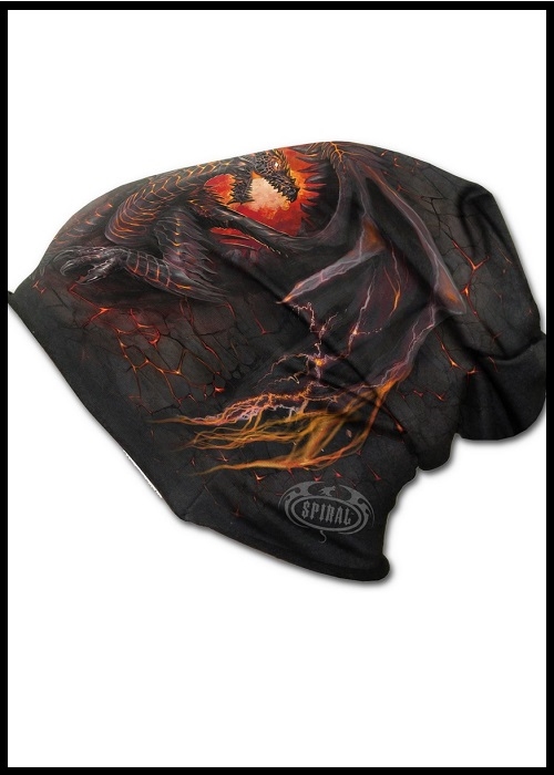Sort drage beanie